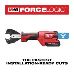 Milwaukee 2672-21S M18 18V FORCE LOGIC Cable Cutter Kit W/ 750 MCM Cu/Al Jaws Tools & Equipment