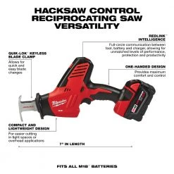 Tools & Equipment Milwaukee 2695-24 M18 18V Cordless Power Lithium-Ion 4-Tool Combo Kit