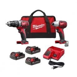 Milwaukee 2697-22CTP M18 18V Cordless Lithium-Ion 2-Tool Drill/Driver Combo Kit