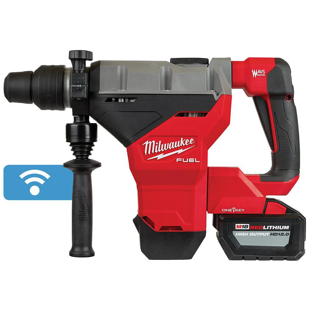 Milwaukee 2718-22HD M18 FUEL 18V 1-3/4 Inch SDS MAX Rotary Hammer ONE KEY Kit - Powerful Cordless Hammer Drill for Heavy-Duty Jobs 6 Milwaukee 2718-22HD M18 FUEL 18V 1-3/4 Inch SDS MAX Rotary Hammer ONE KEY Kit Tools & Equipment