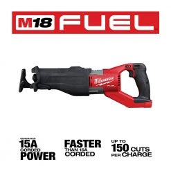 Milwaukee 2722-20 M18 FUEL 18V 1-1/4-Inch Reciprocating Saw - Bare Tool Tools & Equipment
