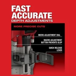 Milwaukee 2723-20 M18 FUEL 18V Cordless Li-Ion Compact Router - Bare Tool