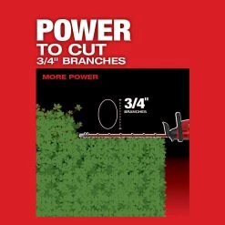 Milwaukee 2726-21HD M18 FUEL 18V 24-Inch Ergonomic Hedge Trimmer Kit - Lawn & Outdoor Power Tool 19 Milwaukee 2726-21HD M18 FUEL 18V 24-Inch Ergonomic Hedge Trimmer Kit Lawn & Outdoor Power