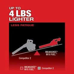 Milwaukee 2727-CB M18 FUEL Cordless Chainsaw & Lead Blower Bundle - Bare Tool, High-Performance Outdoor Power Tools 29 Milwaukee 2727-CB M18 FUEL Cordless Chainsaw / Lead Blower Bundle - Bare Tool