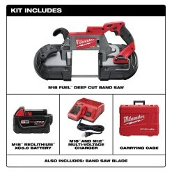 Tools & Equipment Milwaukee 2729-21 M18 FUEL 18V Deep Cut Band Saw Kit 17 Tools & Equipment Milwaukee 2729-21 M18 FUEL 18V Deep Cut Band Saw Kit