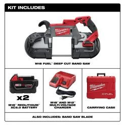 Milwaukee 2729-22 M18 FUEL 18V Deep Cut Band Saw Kit 17 Milwaukee 2729-22 M18 FUEL 18V Deep Cut Band Saw Kit
