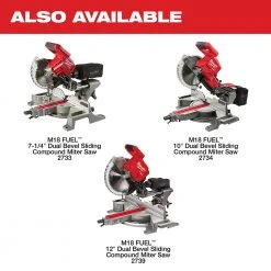 Tools & Equipment Milwaukee 2733-21 M18 FUEL 18V 7-1/4-Inch Dual Bevel Sliding Miter Saw Kit