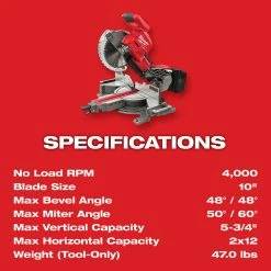 Milwaukee 2734-20 M18 FUEL 18V 10