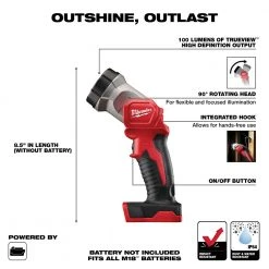 Milwaukee 2735-20 M18 18V Led Work Light - Bare Tool