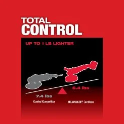 Milwaukee 2738-20 M18 18V FUEL 7” Cordless Lithium-Ion Polisher - Bare Tool Automotive