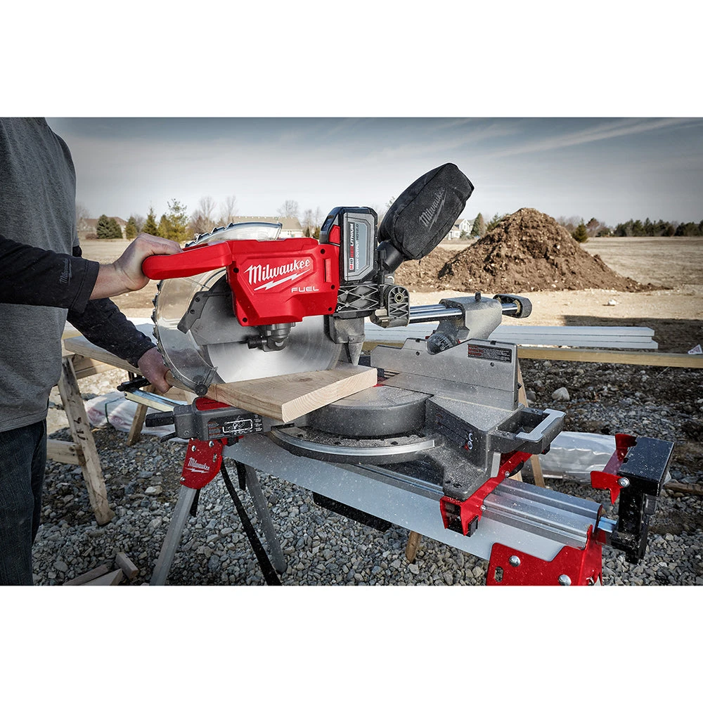 Milwaukee 2739-21HD M18 FUEL 18V 12" Dual Bevel Sliding Compound Miter Saw Kit - Power Tools & Saws 13 Saws Milwaukee 2739-21HD M18 FUEL 18V 12" Dual Bevel Sliding Compound Miter Saw Kit