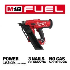 Milwaukee 2745-20 M18 FUEL 18V 30 Degree Lithium-Ion Framing Nailer - Bare Tool Tools & Equipment