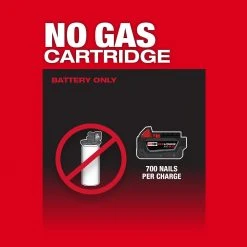 Tools & Equipment Milwaukee 2745-21 M18 FUEL 18V 30 Degree Lithium-Ion Cordless Framing Nailer Kit