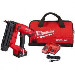 Milwaukee 2746-21Ct M18 FUEL 18V 18 Gauge Brad Nailer Kit