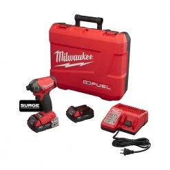 Milwaukee 2760-22CT M18 FUEL 18V 1/4-Inch Surge Hex Hydraulic Driver Kit