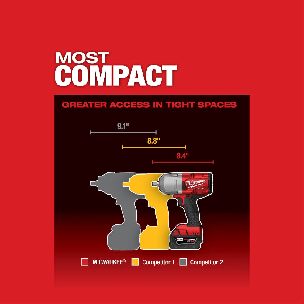 Tools & Equipment Milwaukee 2767-20 M18 FUEL 18V 1/2-Inch Friction Ring Impact Wrench - Bare Tool 7 Tools & Equipment Milwaukee 2767-20 M18 FUEL 18V 1/2-Inch Friction Ring Impact Wrench - Bare Tool