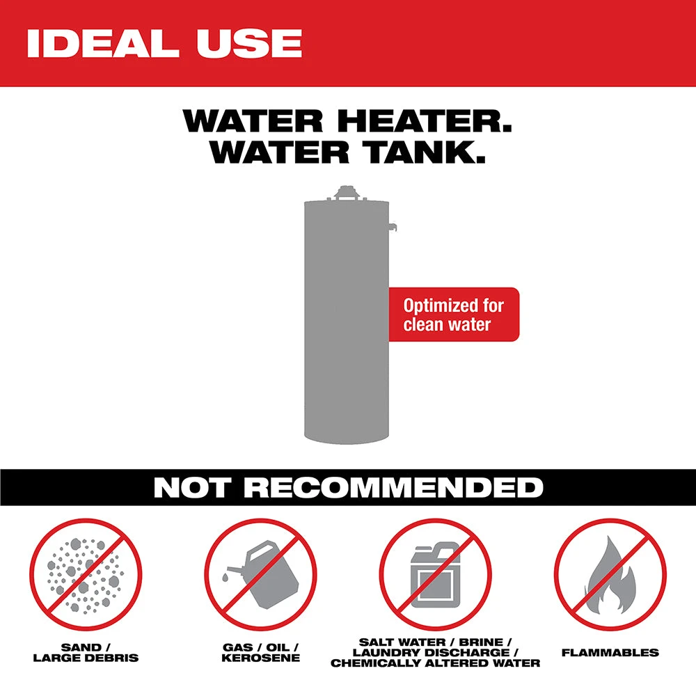 Milwaukee 2771-20 M18 FUEL 18V Water Transfer Pump - Bare Tool | High-Performance Pump for Lawn & Outdoor Power 5 Milwaukee 2771-20 M18 FUEL 18V Water Transfer Pump - Bare Tool