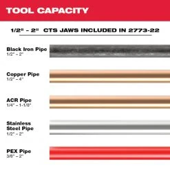 Milwaukee 2773-20L M18 18V FORCE LOGIC Cordless Long Throw Press Tool Kit - Professional Grade 18 Milwaukee 2773-20L M18 18V FORCE LOGIC Cordless Long Throw Press Tool Kit
