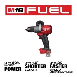 Milwaukee 2803-20 M18 FUEL 18V 1/2" Cordless Brushless Drill Driver - Bare Tool Tools & Equipment