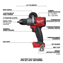Milwaukee 2803-20 M18 FUEL 18V 1/2