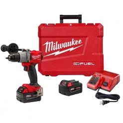 Tools & Equipment Milwaukee 2804-22 M18 FUEL 18V 1/2-Inch Lithium-Ion Brushless Hammer Drill Kit