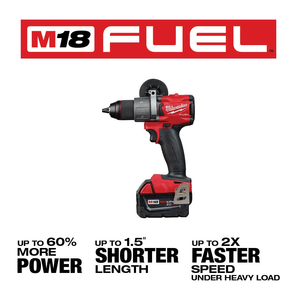 Tools & Equipment Milwaukee 2804-22 M18 FUEL 18V 1/2-Inch Lithium-Ion Brushless Hammer Drill Kit 5 Tools & Equipment Milwaukee 2804-22 M18 FUEL 18V 1/2-Inch Lithium-Ion Brushless Hammer Drill Kit