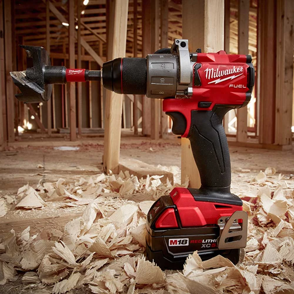 Milwaukee 2804-80 M18 FUEL 18V 1/2" Hammer Drill - Bare Tool - Reconditioned | High-Performance Power Drill 5 Milwaukee 2804-80 M18 FUEL 18V 1/2" Hammer Drill - Bare Tool - Reconditioned