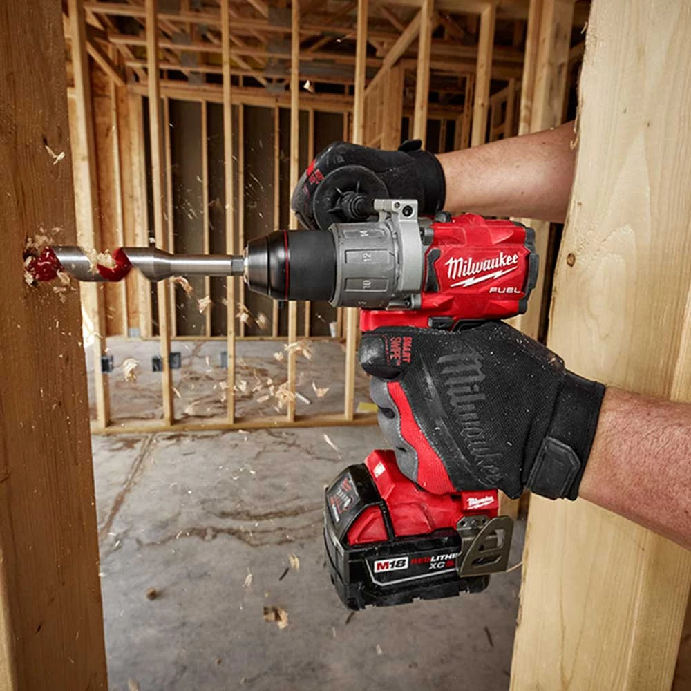 Milwaukee 2804-80 M18 FUEL 18V 1/2" Hammer Drill - Bare Tool - Reconditioned | High-Performance Power Drill 6 Milwaukee 2804-80 M18 FUEL 18V 1/2" Hammer Drill - Bare Tool - Reconditioned