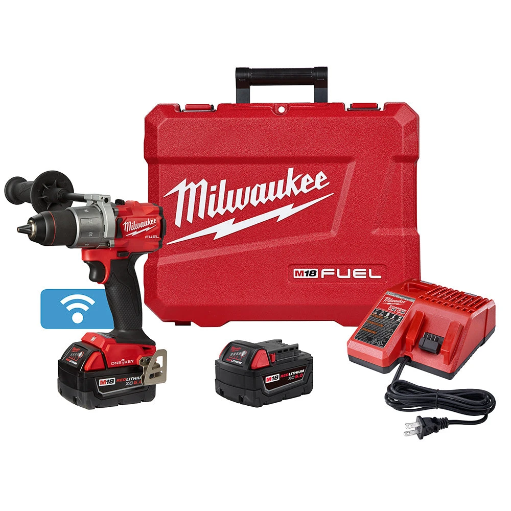 Milwaukee 2805-22 M18 FUEL 18V 1/2-Inch Cordless Drill/Driver Kit – High-Performance Power Tool 3 Tools & Equipment Milwaukee 2805-22 M18 FUEL 18V 1/2-Inch Cordless Drill/Driver Kit