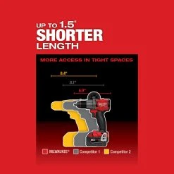 Tools & Equipment Milwaukee 2806-22 M18 FUEL 18V 1/2-Inch Cordless Hammer Drill Kit