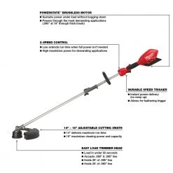 Milwaukee 2825-20ST M18 FUEL 18V 16-Inch QUIK-LOK String Trimmer - Bare Tool | Lawn & Outdoor Power 22 Lawn & Outdoor Power Milwaukee 2825-20ST M18 FUEL 18V 16-Inch QUIK-LOK String Trimmer-Bare Tool
