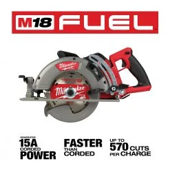 Milwaukee 2830-21HD M18 FUEL 18V 7-1/4 Inch Rear Handle Circular Saw Kit Tools & Equipment
