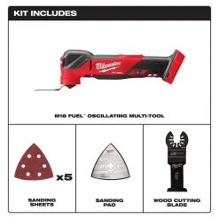 Milwaukee 2836-20 M18 FUEL 18V Cordless Li-Ion Oscillating Multi-Tool -Bare Tool Tools & Equipment