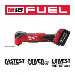 Milwaukee 2836-21 M18 FUEL 18V Cordless Li-Ion Oscillating Multi Tool Kit Tools & Equipment 18 Milwaukee 2836-21 M18 FUEL 18V Cordless Li-Ion Oscillating Multi Tool Kit Tools & Equipment