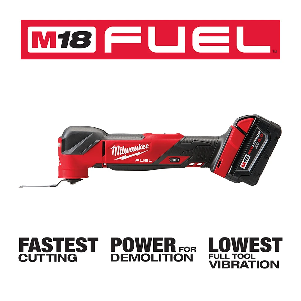Milwaukee 2836-21 M18 FUEL 18V Cordless Li-Ion Oscillating Multi Tool Kit Tools & Equipment 5 Milwaukee 2836-21 M18 FUEL 18V Cordless Li-Ion Oscillating Multi Tool Kit Tools & Equipment
