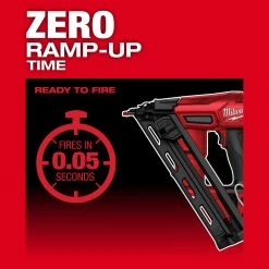 Milwaukee 2839-20 M18 FUEL Ergonomic Cordless 15 Gauge Finish Nailer - Bare Tool 19 Milwaukee 2839-20 M18 FUEL Ergonomic Cordless 15 Gauge Finish Nailer - Bare Tool