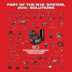 Milwaukee 2843-22 M18 18V FUEL Li-Ion Cordless Utility Fencing Stapler Kit Tools & Equipment