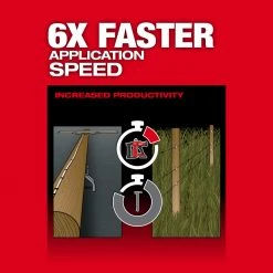 Milwaukee 2843-22 M18 18V FUEL Li-Ion Cordless Utility Fencing Stapler Kit Tools & Equipment