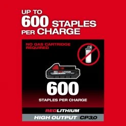 Milwaukee 2843-22 M18 18V FUEL Li-Ion Cordless Utility Fencing Stapler Kit Tools & Equipment