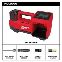 Milwaukee 2848-20 M18 18V Cordless Li-Ion Inflator - Bare Tool Tools & Equipment