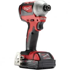 Milwaukee 2850-21P M18 18V Brushless Cordless 1/4 Inch Hex Impact Driver Kit Tools & Equipment