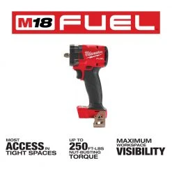 Tools & Equipment Milwaukee 2854-20 M18 FUEL 18V 3/8" Impact Wrench W/Friction Ring -Bare Tool