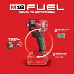 Tools & Equipment Milwaukee 2854-20 M18 FUEL 18V 3/8