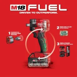 Tools & Equipment Milwaukee 2855-22 M18 FUEL 18V 1/2