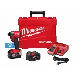 Milwaukee 2857-22 M18 FUEL 18V 1/4-Inch XC Hex Impact Driver Kit Tools & Equipment