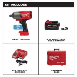 Milwaukee 2864-22 M18 FUEL 18V 3/4" High Torque Impact Wrench Kit