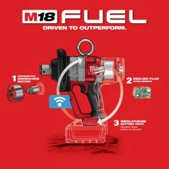 Milwaukee 2867-20 M18 FUEL 18V 1 Inch High Torque Impact Wrench - Bare Tool