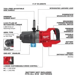 Tools & Equipment Milwaukee 2868-20 M18 FUEL 18V 1