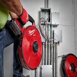 Milwaukee 2873-20 M18 FUEL 18V Angler Pulling Fish Tape Powered Base - Bare Tool 18 Milwaukee 2873-20 M18 FUEL 18V Angler Pulling Fish Tape Powered Base - Bare Tool