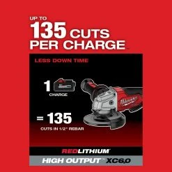 Milwaukee 2880-22 M18 FUEL 18V 4-1/2" / 5" Grinder Paddle Switch No-Lock Kit 24 Milwaukee 2880-22 M18 FUEL 18V 4-1/2